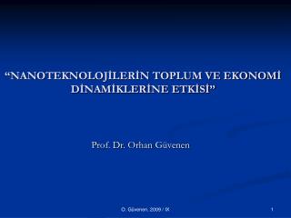 nanoteknoloj ler n toplum ve ekonom d nam kler ne etk s