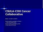 Enhancing Minority Participation in Cancer Research: The CSULA-COH Collaborative Initiative - slide 1