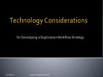 Technology Considerations