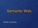 Semantic Web - slide 1