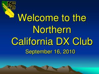Welcome to the Northern California DX Club