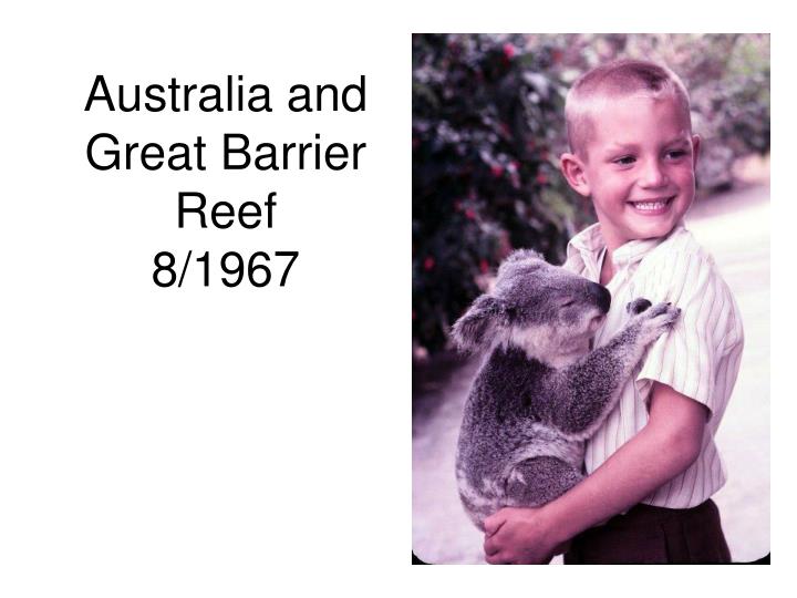 australia and great barrier reef 8 1967