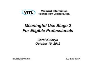 Vermont Information Technology Leaders, Inc.