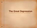 Agricultural and Urban Hardships During the Great Depression - slide 1