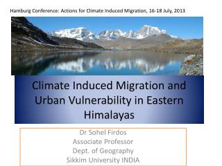 Climate Induced Migration and Urban Vulnerability in Eastern Himalayas
