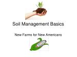 Soil Management Basics - slide 1