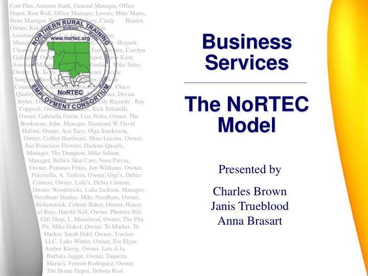 business services the nortec model