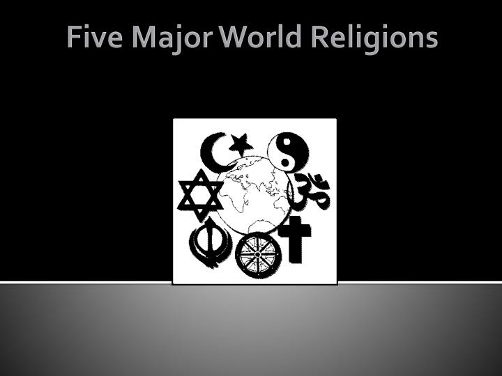 five major world religions