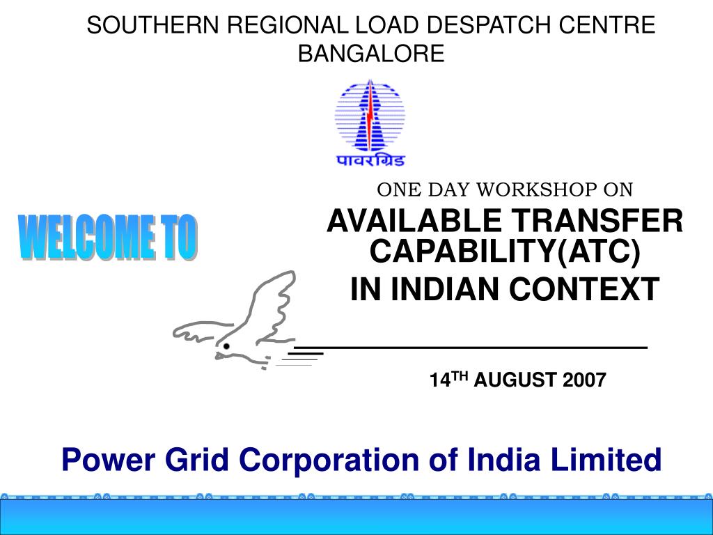 PPT - SOUTHERN REGIONAL LOAD DESPATCH CENTRE BANGALORE PowerPoint ...
