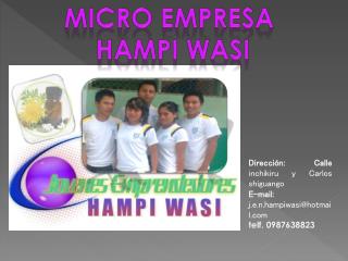 Micro empresa hampi wasi