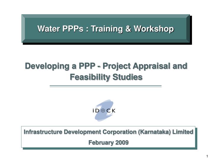 infrastructure development corporation karnataka limited february 2009