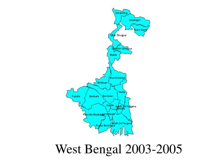 west bengal 2003 2005