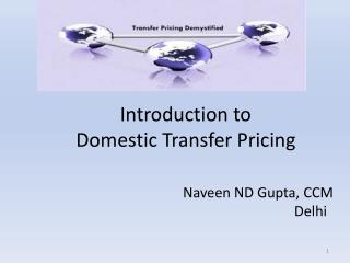 Introduction to Domestic Transfer Pricing