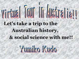 Let's take a trip to the Australian history, &amp; social science with me!!