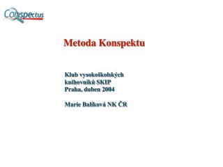 metoda konspektu