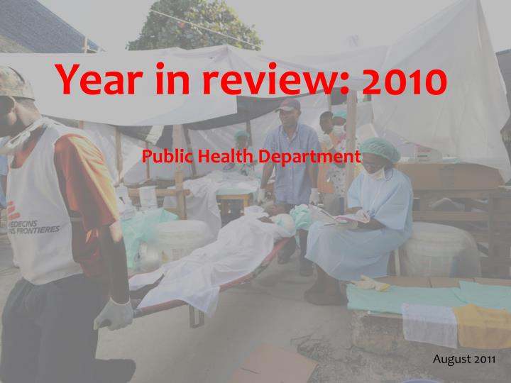 year in review 2010 public health department