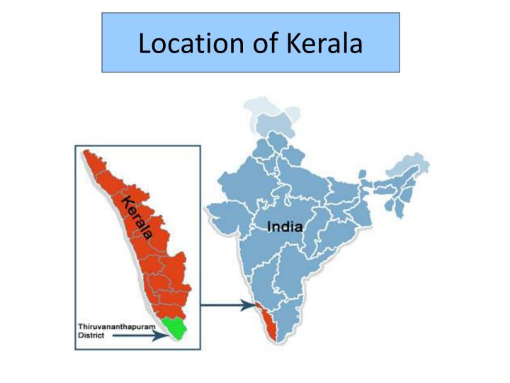 location of kerala