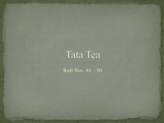 Tata Tea