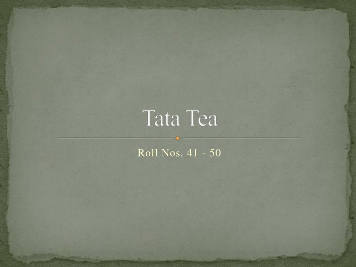 tata tea