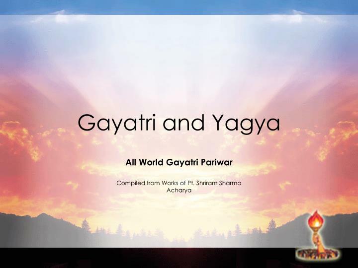 gayatri and yagya