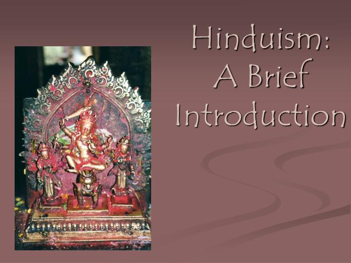 hinduism a brief introduction