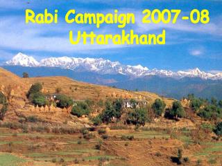 Rabi Campaign 2007-08 Uttarakhand