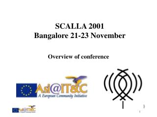 SCALLA 2001 Bangalore 21-23 November