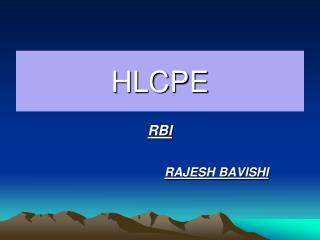 HLCPE
