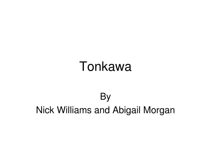 tonkawa