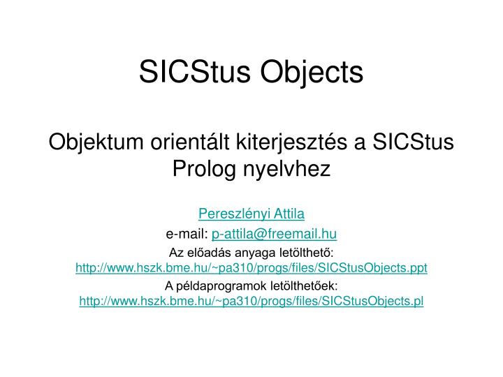 sicstus objects