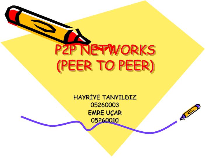p2p networks peer to peer