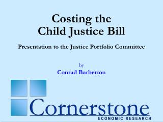 Costing the Child Justice Bill