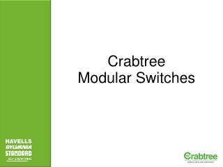 Crabtree Modular Switches