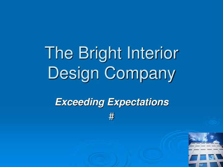 the bright interior design company