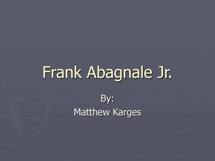 frank abagnale jr