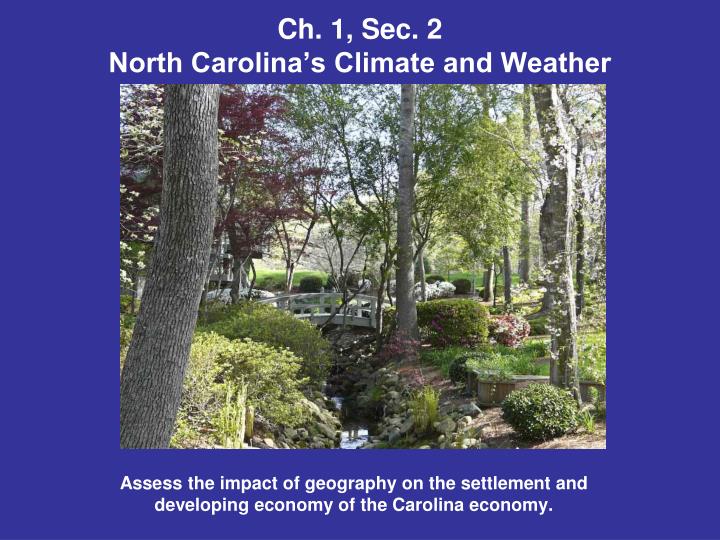 ch 1 sec 2 north carolina s climate and weather