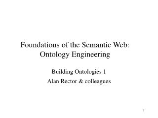 foundations of the semantic web ontology engineering