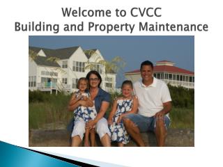 Welcome to CVCC Building and Property Maintenance