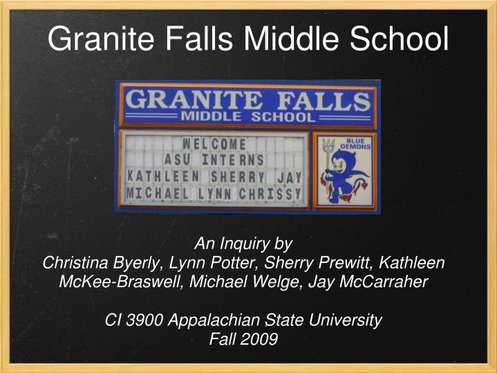 granite falls middle school