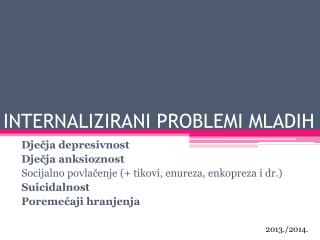 internalizirani problemi mladih