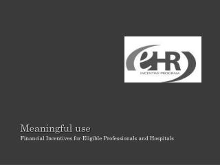 meaningful use