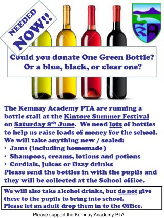Please support the Kemnay Academy PTA