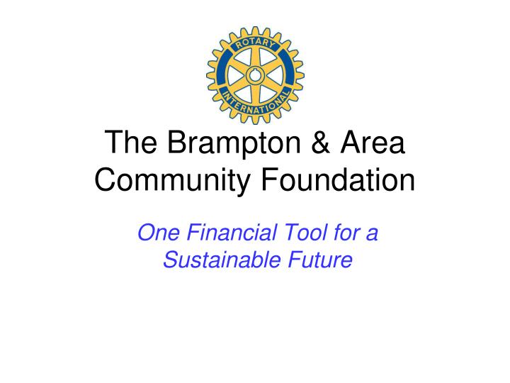 the brampton area community foundation