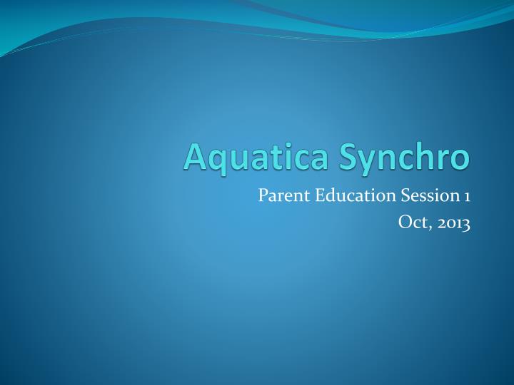 aquatica synchro