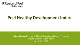 Peel Healthy Development Index