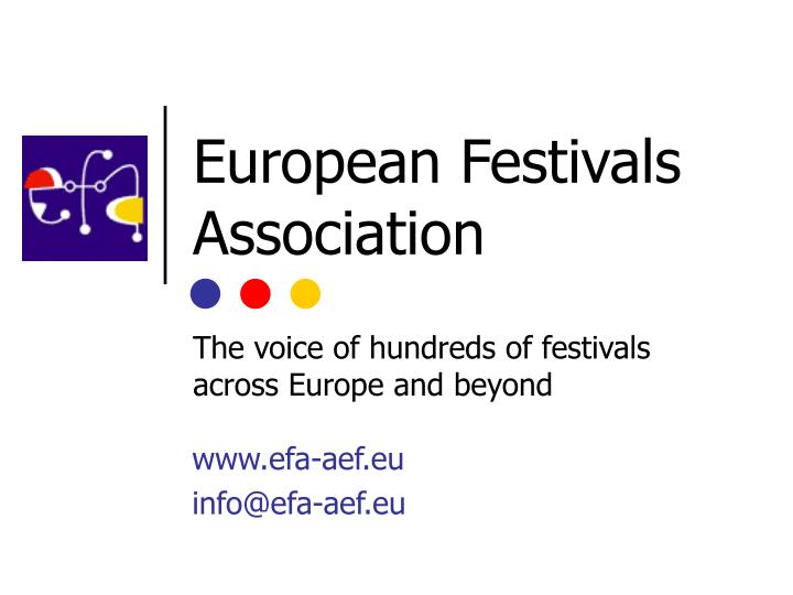 european festivals association