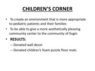 children s corner