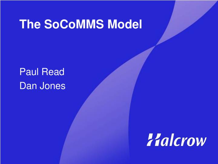 the socomms model