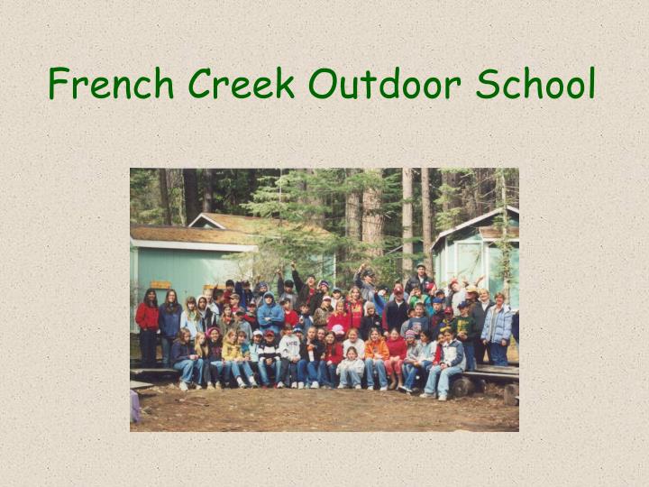 french creek outdoor school