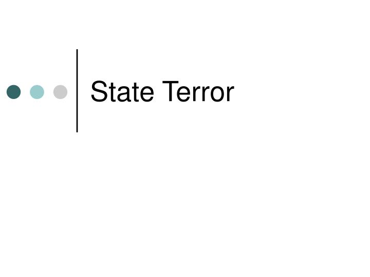 state terror